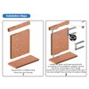 TheElves Pivot Hinge, Heavy Duty Pivot Hinge Hardware Kit 180°/360°