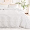 NEXHOME PRO 100% Organic Cotton Duvet Cover King Size, Linen