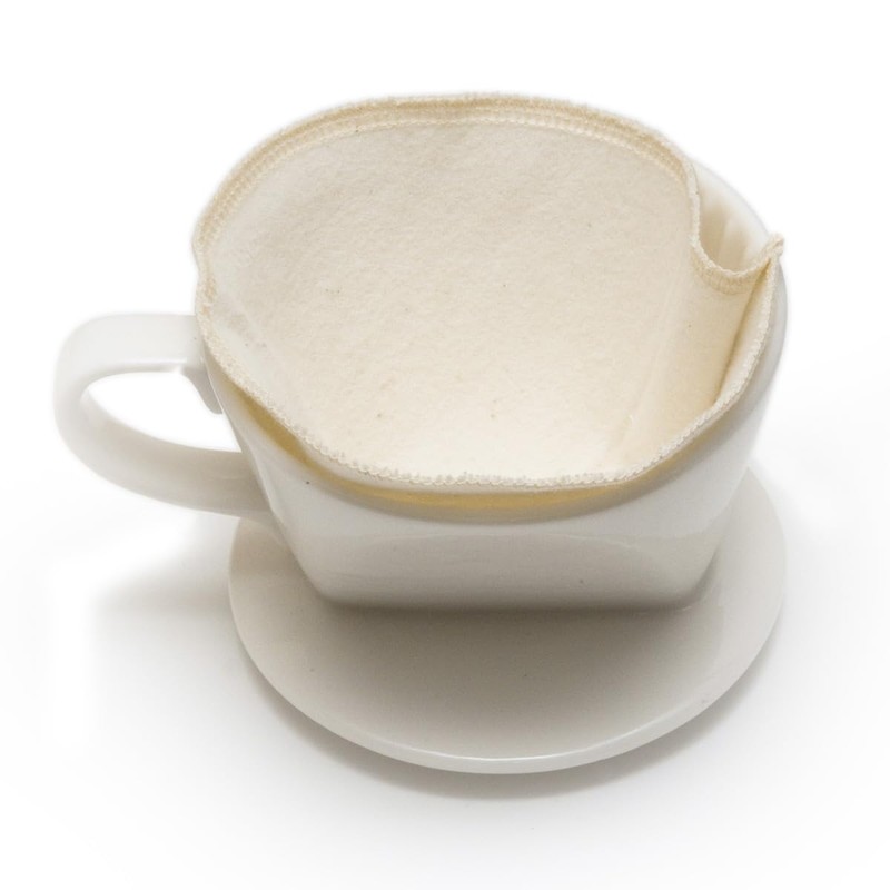 CAFCAF All Ingredients Organic Flannel Coffee Filter Barometz Flannel 1