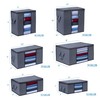 VENO 3 Pack Medium Clothes Storage Bag Organizer with Reinforced