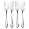 Oneida True Rose Everyday Flatware Salad Forks, Set of 4