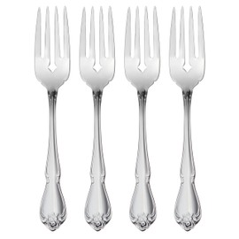 Oneida True Rose Everyday Flatware Salad Forks, Set of 4