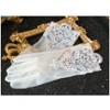 Bloomlove Wedding Gloves, Short Wedding Gloves, Lace, Wedding, Brides (Pure
