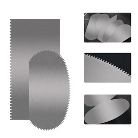 Takelablaze Stainless Steel Serrated Scraper Crafts Tool Pottery Tools Clay Ribs Sculpture Modeling Cutter Scraper for Sculpting Texturing Modeling Pottery Crafting Artists