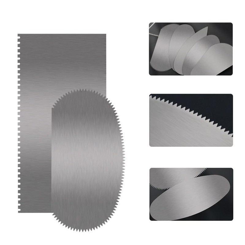 Takelablaze Stainless Steel Serrated Scraper Crafts Tool Pottery Tools Clay