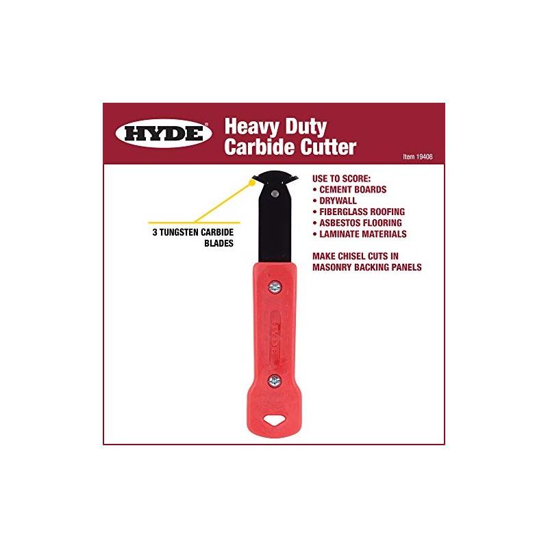 HYDE 19408 Heavy-Duty Carbide Cutter