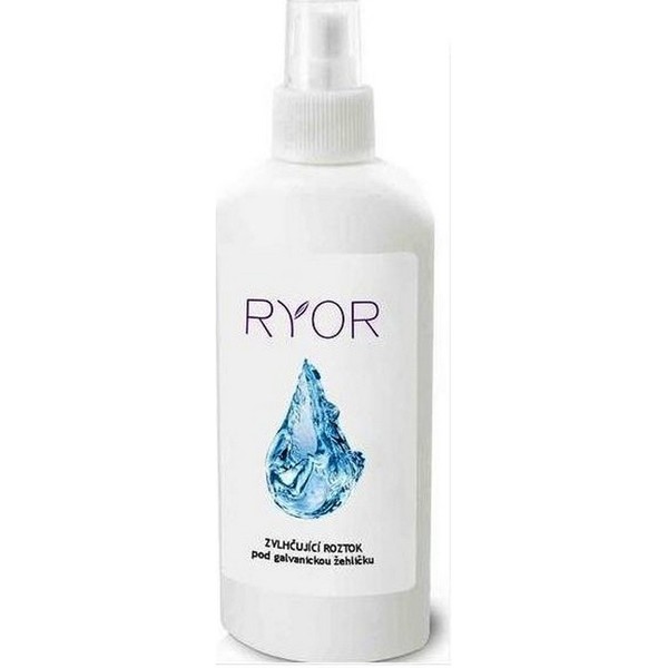 RYOR Professional Skin Care Moisturizing solution under a galvanic iron,