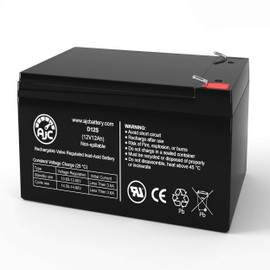 CSB EVX12120F2 12 Volt/12.0 Amp Hour Sealed Lead Acid Battery with 0.250-Inch Fast on terminals