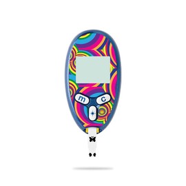 MightySkins Skin Compatible with Abbott Freestyle Lite - Groovy 60s | Protective, Durable, and Unique Vinyl Decal wrap Cover | Easy to Apply, Remove, and Change Styles | Made in The USA