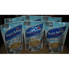 Original San Mig Coffee 3in1 Coffeemix (Sugar Free) 70g (Pack of 6)