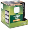 Bexter Pack of 3 Freezer Jars 8 oz (Half Pint