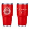 Termo Chivas Guadalajara | 30oz (887ml) | Grabado Láser Personalizado | Acero Inoxidable | Doble Aislamiento | Mantiene Frío 18h / Caliente 8h