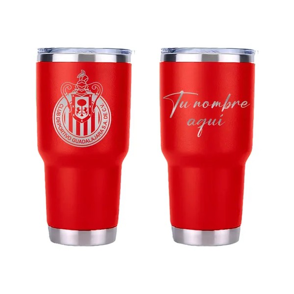 Termo Chivas Guadalajara | 30oz (887ml) | Grabado Láser Personalizado