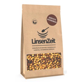 LinsenZeit – Geröstete Kichererbsen 400g mit Schale – Gesunder Snack – Chana Chick peas roasted - Großartige Proteinquelle - Vegan & ohne Zusatzstoffe & Premium Qualität