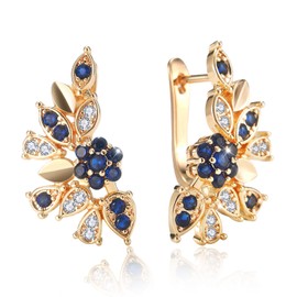 Richapex Gold Hoop Earrings for Women, 18K Gold Plated Trendy Butterfly Earrings, Hypoallergenic Gold Huggie Hoops Earrings Jewelry