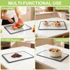 Tempered Glass Cutting Board 8x12" and 12x16", GUGEMEI Glass Chopping
