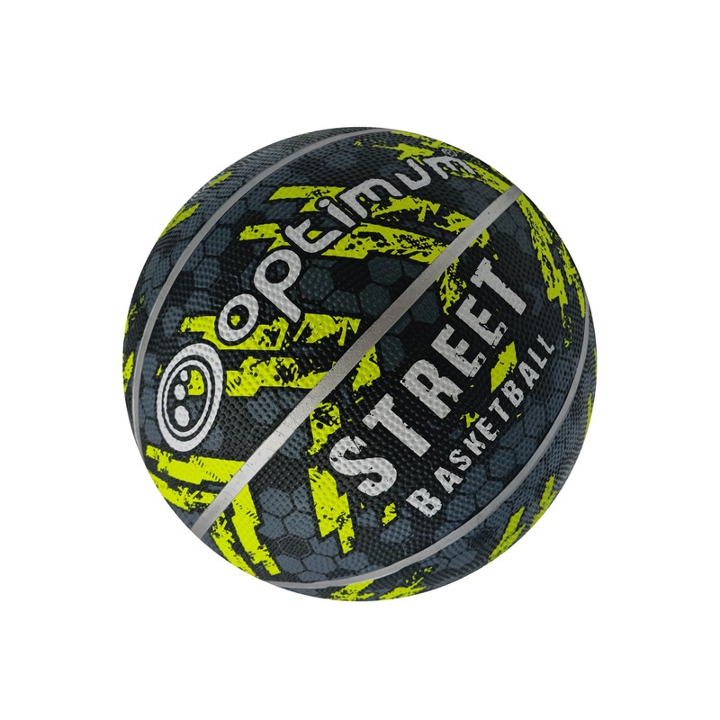 Optimum STREET BASKETBALL - BLACK/YELLOW - SIZE 7