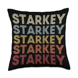 Starkey New York Starkey NY Retro Vintage Text Throw Pillow, 18x18, Multicolor