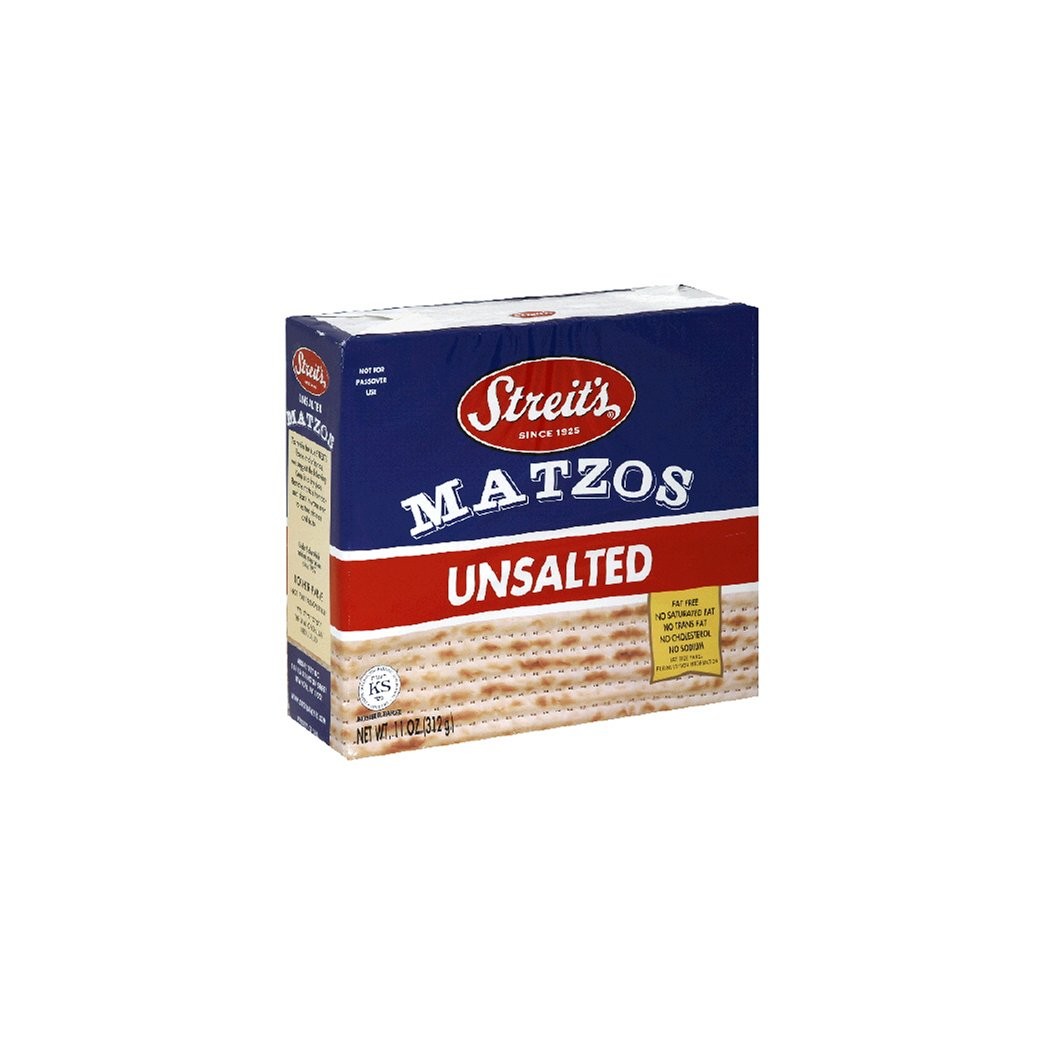 Streits Matzo, Unsalted, 11-Ounce Box (Pack of 8)
