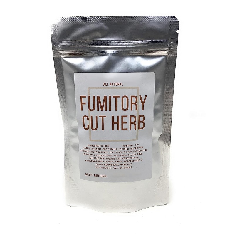 Fumitory Herb - Ingredients: 100% Natural, Cut, Dried Fumitory (Fumaria