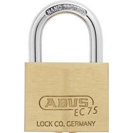 ABUS 26409 Brass Padlock with 7341 Reversible Alike Keyed