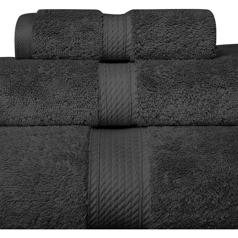 Textile Do 4 X Hand Towels Set 100% Egyptian Cotton