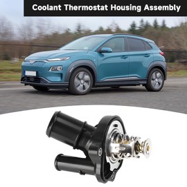 Engine Coolant Thermostat Housing Assembly - Compatible for Lincoln MKZ 2011-2012 for Ford Focus 2004-2015 for Ford for Ranger Fusion Escape for Mazda 3 5 6 Tribute CX-7 MX-5 - Replace Part L32715170A