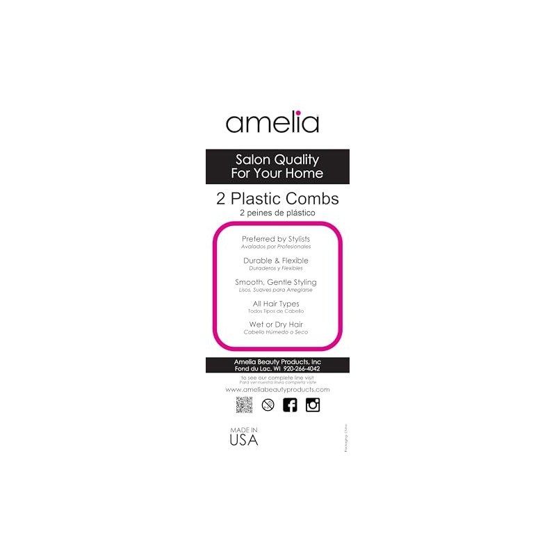 Amelia Beauty Products Amelia Beauty | Pack De 2 Peines