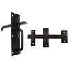 Keypak Suffolk Thumb Gate Latch Catch, Ideal for Wooden Garden