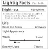 Vgogfly Dusk to Dawn Light Bulb Warm White