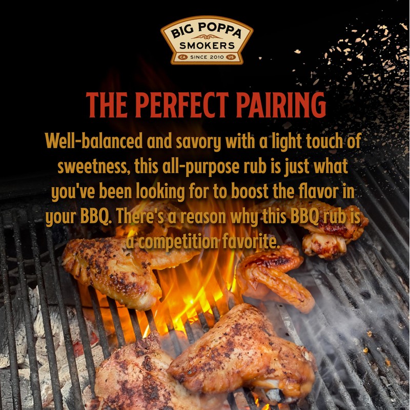 Big Poppa’s Money BBQ Rub – Prize-Winning Meat Seasoning for