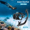 Seago Dry Scuba Snorkel Diving Mask Set, 180⁰ Wide View,