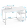 GreenForest Computer Desk with Monitor Stand,47 inch Home Office Desk