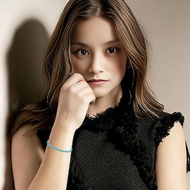 PLUSSIDA Round Turquoise Beaded Bracelet,Morse Code Bracelets for Women,Friendships Inspirational gifts for Women Mom Wife Friends Female Sister