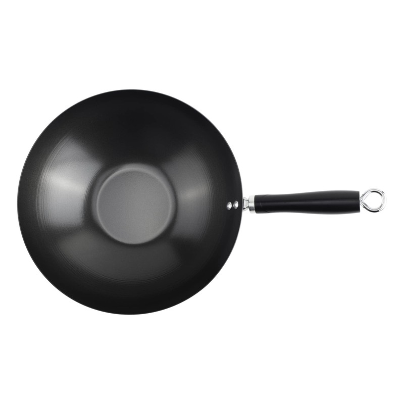 GoodCook Everyday Nonstick Wok, 12 Inch, Black