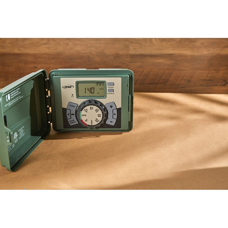 Orbit 57899 9-Station Outdoor Swing Panel Sprinkler System Timer