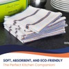 HOMESHOPA Dish Cloths, 4 Pack Cotton Antibacterial Super Absorbent Lint