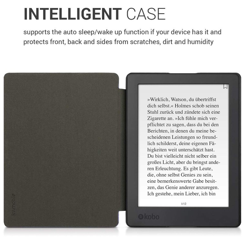 kwmobile Case Compatible with Kobo Aura H2O Edition 2 Case