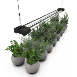 BoostGro LED Plant Grow Light Sunlike Full Spectrum Flower Hydroponics Dual Tube - 3 FT, 1-Pack