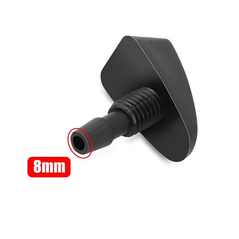 My-carlight Windscreen Washer Fan-shaped Mist Water Spray Jets Nozzles 360-Degree