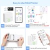 Portable Wifi Mini Printer, 1 Set Usb Powered Wireless Label