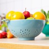 couponhub Heavy Duty 6 Inch Food Colander,Large Capacity Vegetable Strainer