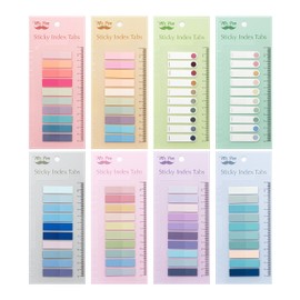 Mr. Pen- Colorful Sticky Tabs, 1600 Pcs, Transparent Page Markers, Annotating Book Tabs