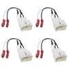 Fiegromech 4PCS Door Speaker Harness Adapter Replacement Cable for Ford