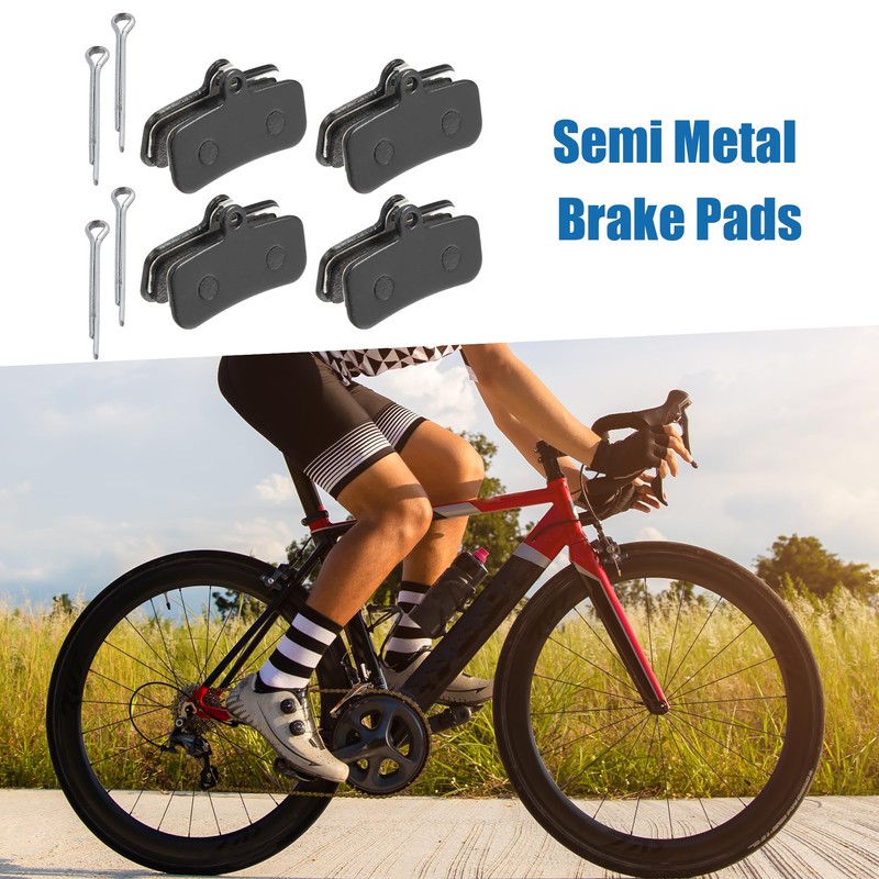 A ABSOPRO Disc Bike Brake Pads with Split Pin for