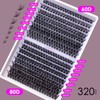3D Thick Lash Extension Kit 320 Pcs Fluffy Lash Clusters