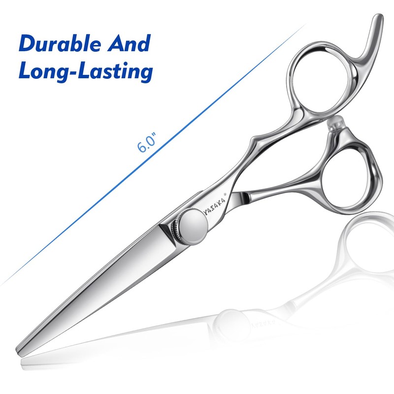 Professional Barber Shears for Hair Cutting with Razor-Sharp Blades &