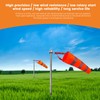 2Pcs Hanging Reflective Windsock Flags for Outside Rip Stop Airport