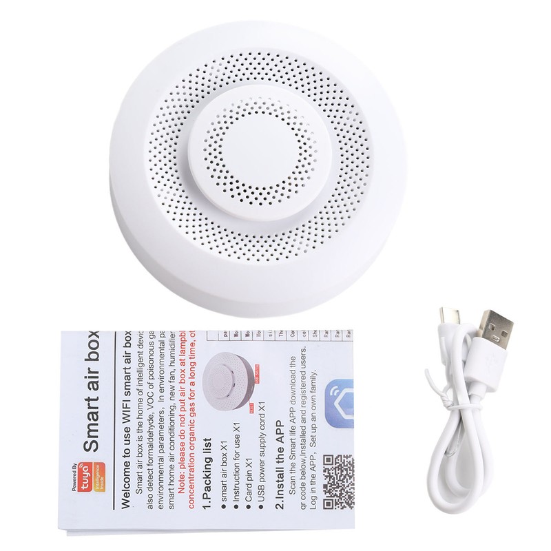 Smart Air Quality Monitor WIFI Indoor Air Quality Meter Tester