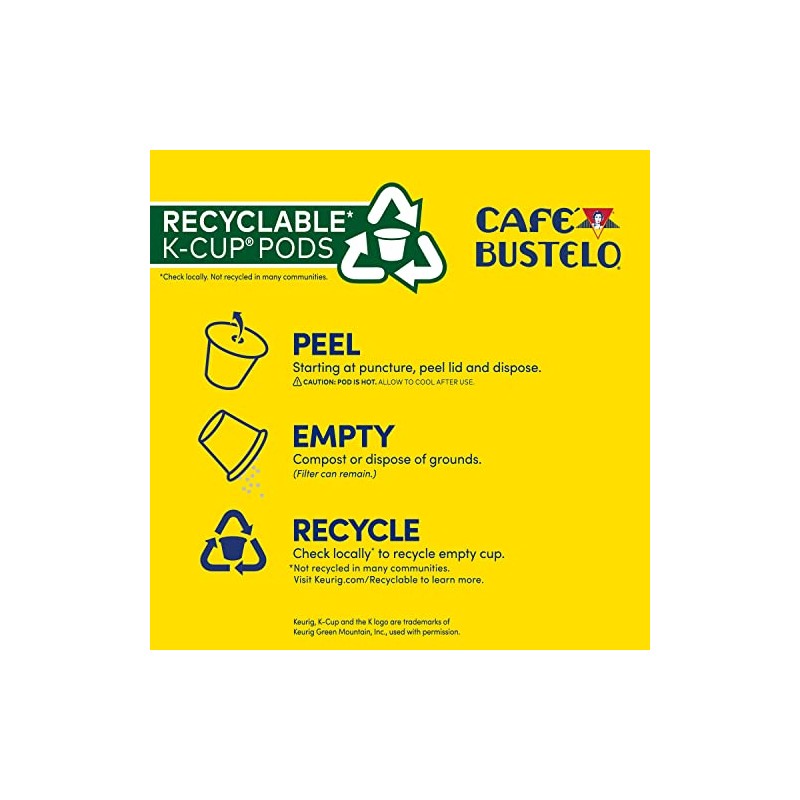 Café Bustelo Medium Roast 10 Count K-Cup